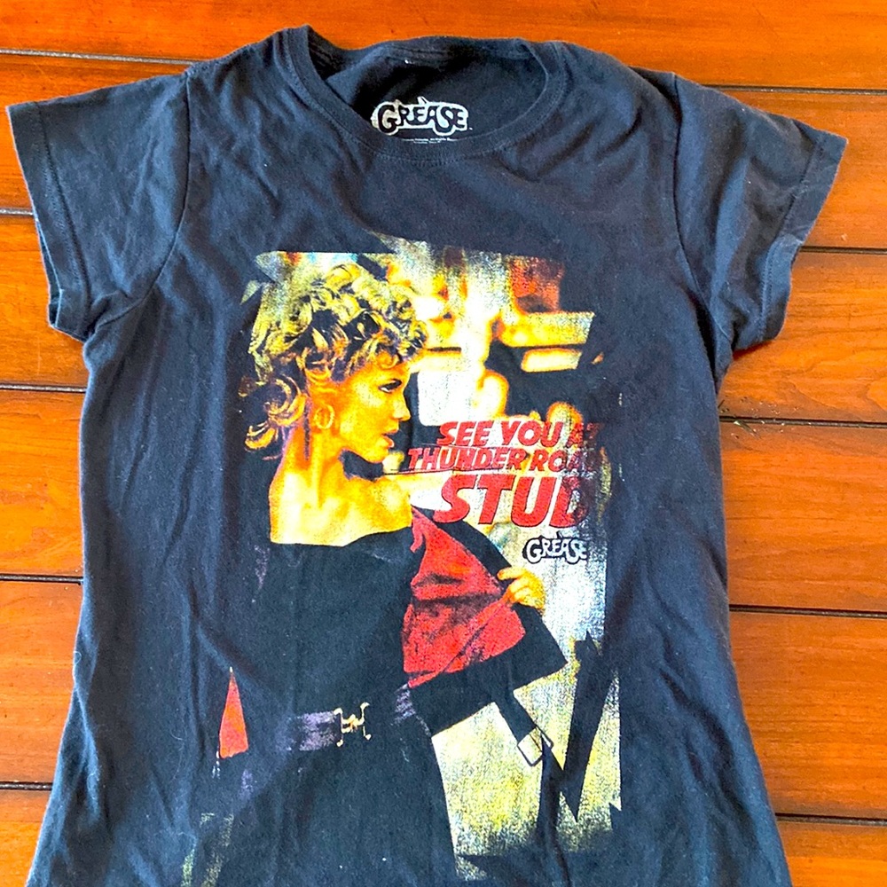 Grease Movie T Shirt Olivia Newton John